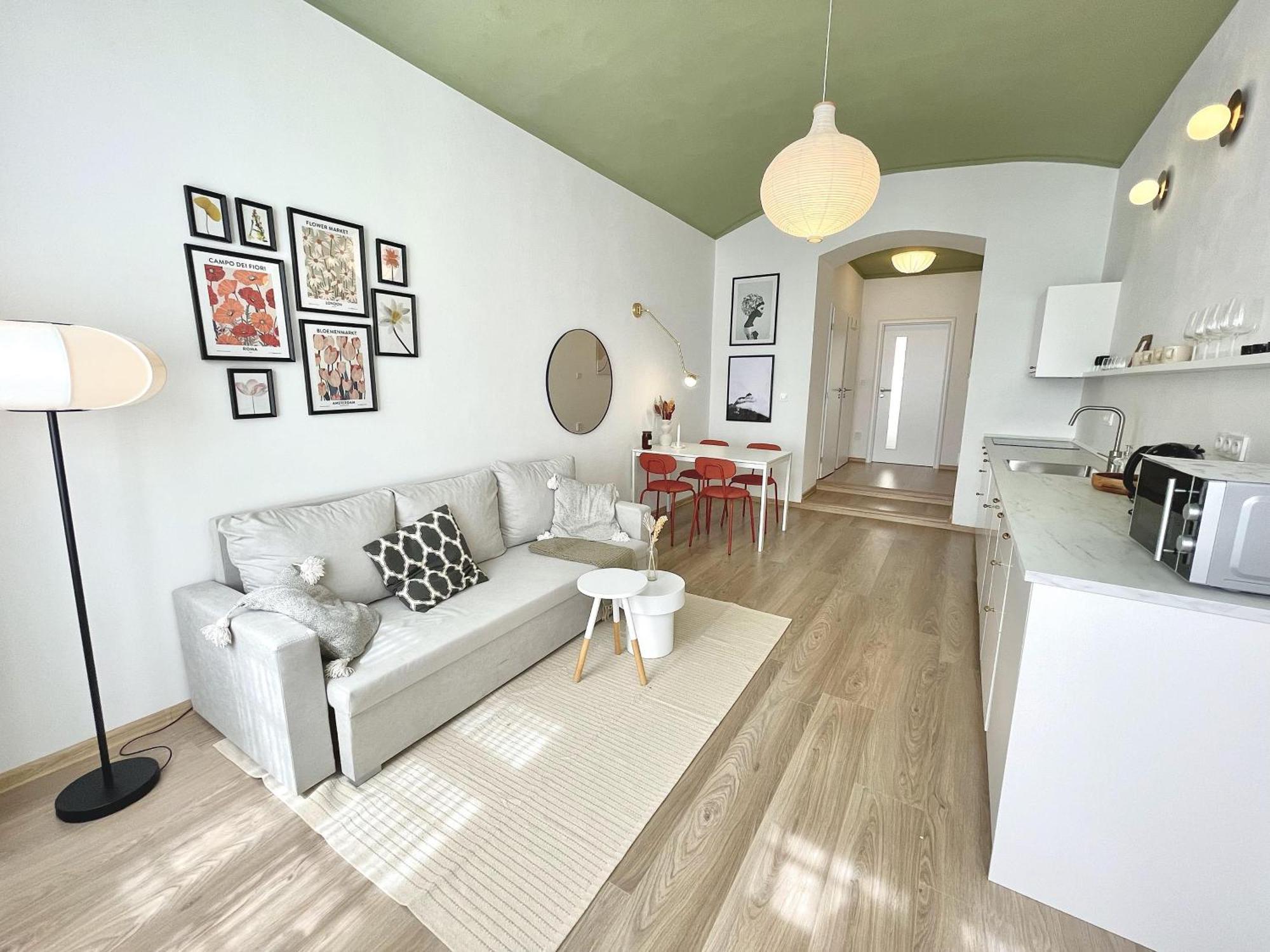 Cozy, Natural Ground Base Apartment, Appartamento Praga